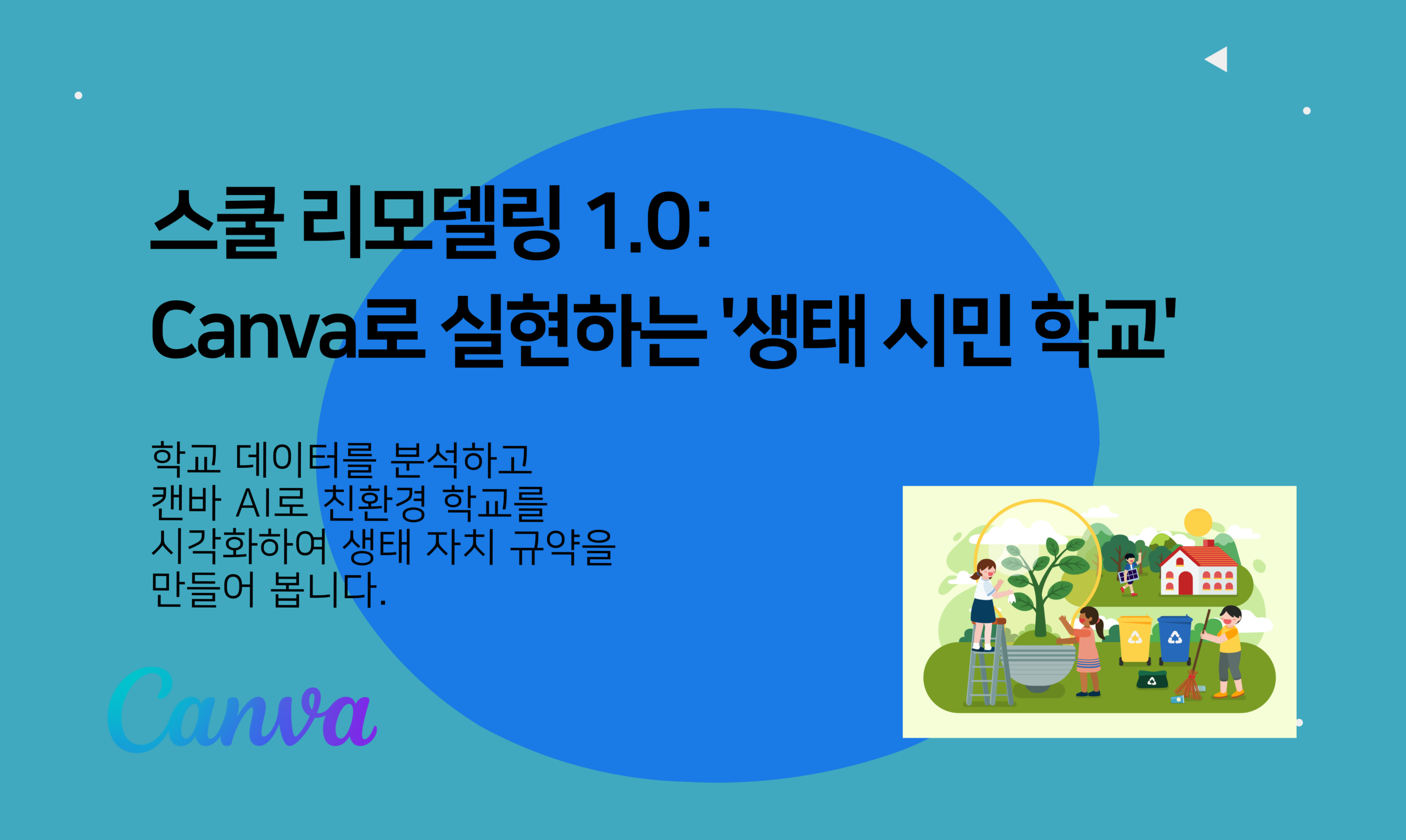 스쿨 리모델링 1.0: Canva로 실현하는 ‘생태 시민 학교’